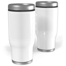 Thumbnail for Stainless Steel Collage Tumbler, 14oz with Upload Your Design design 1