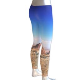 Thumbnail for Photo Leggings - Suede (Women M) with Full Photo design 2