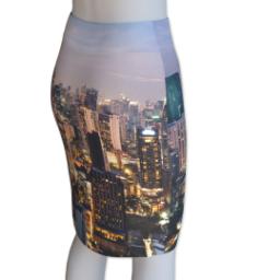 Thumbnail for Photo Pencil Skirt - Suede (Women L) with Full Photo design 3