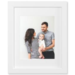 Thumbnail for 8x10 Photo Matte Print with 11x14 1.25" White Wood Frame with Full Photo design 1