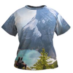 Thumbnail for Photo Short Sleeve T-Shirt (Women XL) with Full Photo design 1