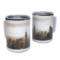 Thumbnail for Personalized Coffee Travel Mugs with Full Photo design 1