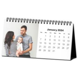 Thumbnail for 8"x4" Desk Calendar (Flexible Start Date) with Full Photo design 2