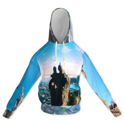 Thumbnail for Mens Pull Over Hoodie (XSmall) with Full Photo design 1