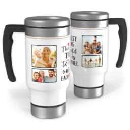 Thumbnail for 14oz Stainless Steel Travel Photo Mug with Each Other Hearts design 1
