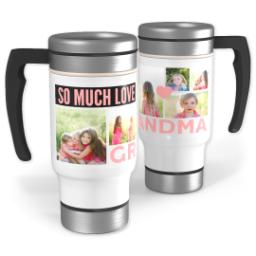 Thumbnail for 14oz Stainless Steel Travel Photo Mug with So Much Love Grandma design 1