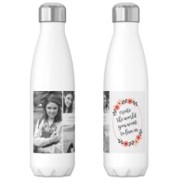 Thumbnail for 17oz Slim Water Bottle with Be Your Own Change design 3