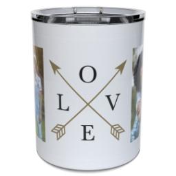 Thumbnail for Personalized Coffee Travel Mugs with Arrow Love design 2