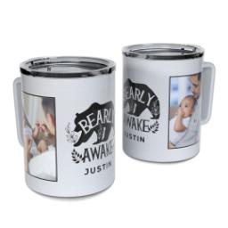Thumbnail for Personalized Coffee Travel Mugs with Bearly Awake design 1