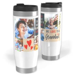Thumbnail for 14oz Personalized Travel Tumbler with We Love You Grandad design 1