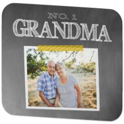 Thumbnail for Picture Mouse Pads with Chalkboard Grandma design 2