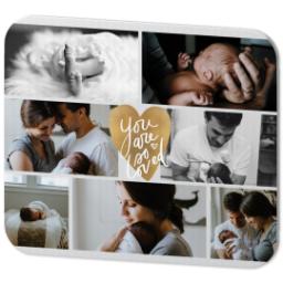 Thumbnail for Photo Mouse Pad with Heart's Full To Bursting design 2