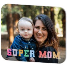 Thumbnail for Photo Mouse Pad with Pastel Super Mom design 2