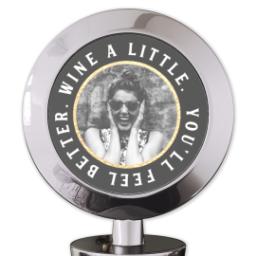 Thumbnail for Custom Wine Stoppers with Cheerful Barmaid design 4
