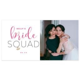 Thumbnail for Personalized Pint Glass with Bride Squad design 3