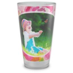 Thumbnail for Personalized Pint Glass with Spring's Bouquet design 1