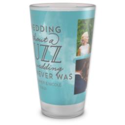 Thumbnail for Personalized Pint Glass with Wedding Buzz design 1