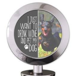 Thumbnail for Custom Wine Stoppers with Pet My Dog design 4