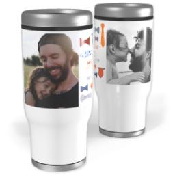 Thumbnail for Stainless Steel Tumbler, 14oz with Best Tie For Pop's design 1