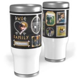 Thumbnail for Stainless Steel Tumbler, 14oz with Chalk Dust design 1