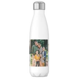 Thumbnail for 17oz Slim Water Bottle with Family Is Love Pink design 1