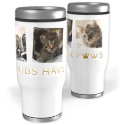 Thumbnail for Stainless Steel Tumbler, 14oz with Furry Cuddly Family design 1