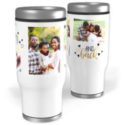 Thumbnail for Stainless Steel Tumbler, 14oz with Journey Of Love design 1