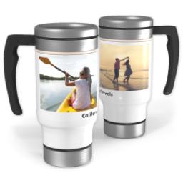 Thumbnail for 14oz Stainless Steel Travel Photo Mug with Minimal Two design 1