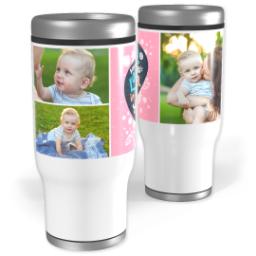 Thumbnail for Stainless Steel Tumbler, 14oz with Mom's Love design 1
