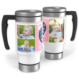 Thumbnail for 14oz Stainless Steel Travel Photo Mug with Mom's Love design 1