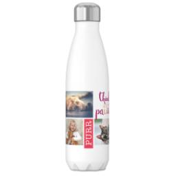 Thumbnail for 17oz Slim Water Bottle with Positive Feline design 1