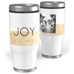 Thumbnail for Stainless Steel Tumbler, 14oz with Pure Joy design 1